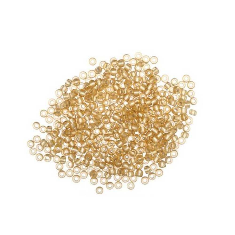 Mill Hill Beads: Frosted Glass Seed Beads - 62031 Frosted Gold - Image 2