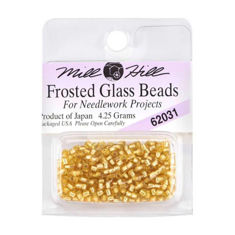 Mill Hill Beads: Frosted Glass Seed Beads - 62031 Frosted Gold