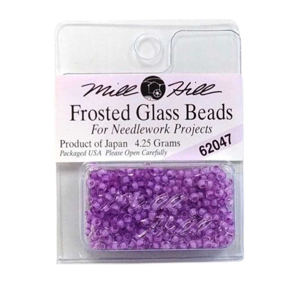 Mill Hill Beads: Frosted Glass Seed Beads - 62027 Lavender