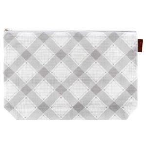 Its Sew Emma: Project Bag - Charcoal Mad for Plaid