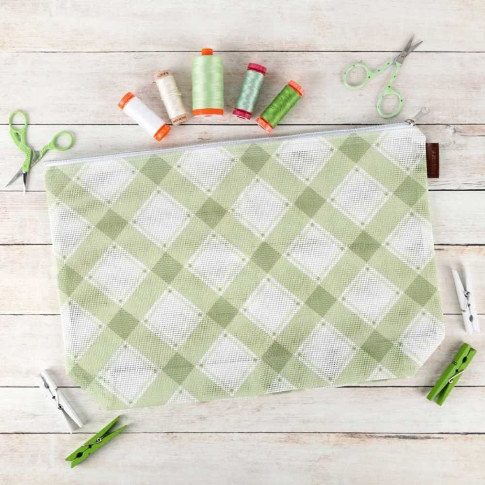 Its Sew Emma: Project Bag - Olive Mad for Plaid - Image 3
