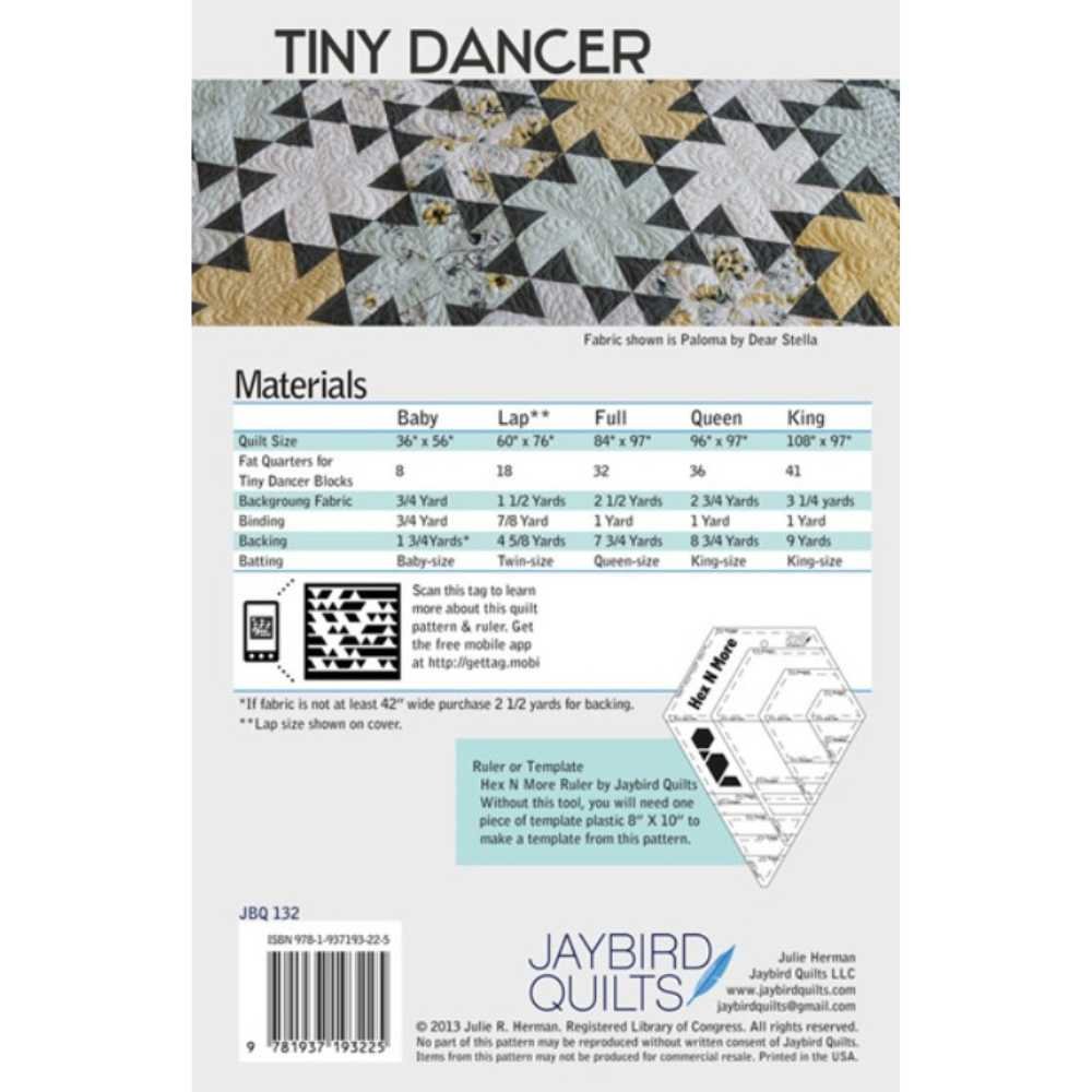 Jaybird Quilts: Pattern - Tiny Dancer - Image 2