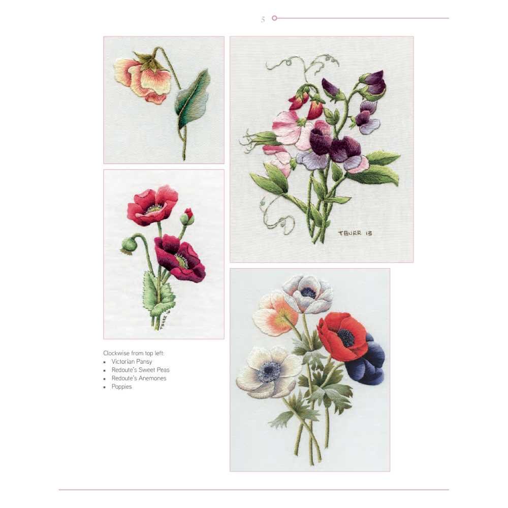 Search Press: Trish Burrs Nature Embroidery Transfers - Image 4