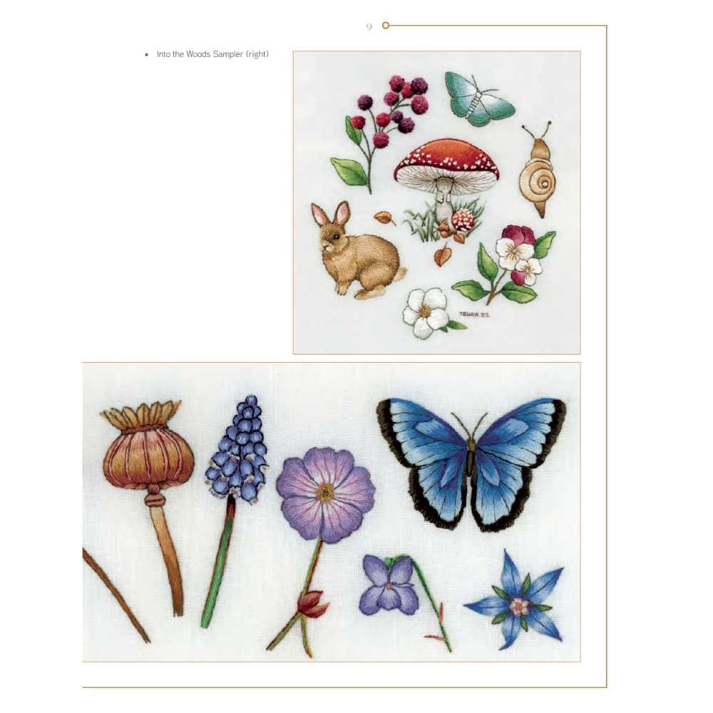 Search Press: Trish Burrs Nature Embroidery Transfers - Image 6