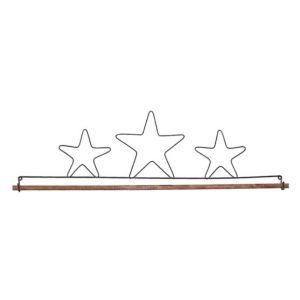 Classic Motifs: Craft Holder - Three Stars Fabric Holder 16"