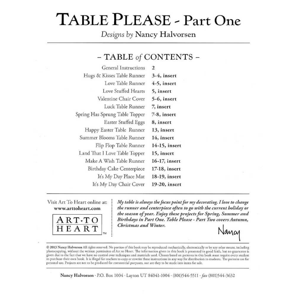 Art to Heart: Table Please ~ Part One - Image 2