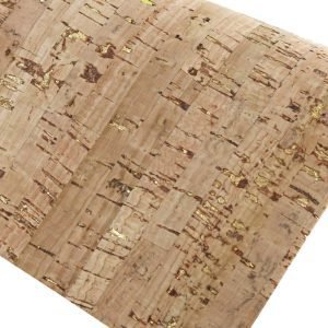 Cork Fabric with Gold Flecks (used with the Trio Pocket Purse)