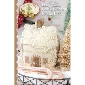 Crab.apple Hill Studio: Stitcheries - Lacy Wool Cookie House Pincushion