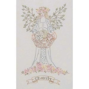 Crab.apple Hill Studio: Stitcheries - Gardener's Angel of Summer "Charity"