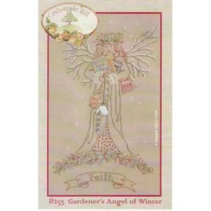 Crab.apple Hill Studio: Stitcheries - Gardener's Angel of Winter "Faith"