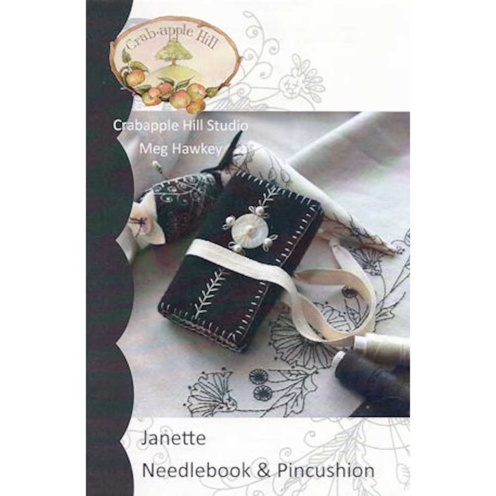 Crab.apple Hill Studio: Stitcheries - Janette Needlebook & Pincushion - Image 2