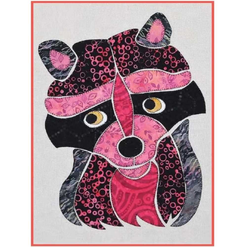 Pattern Poole: Applique Pattern - Ricky the Racoon