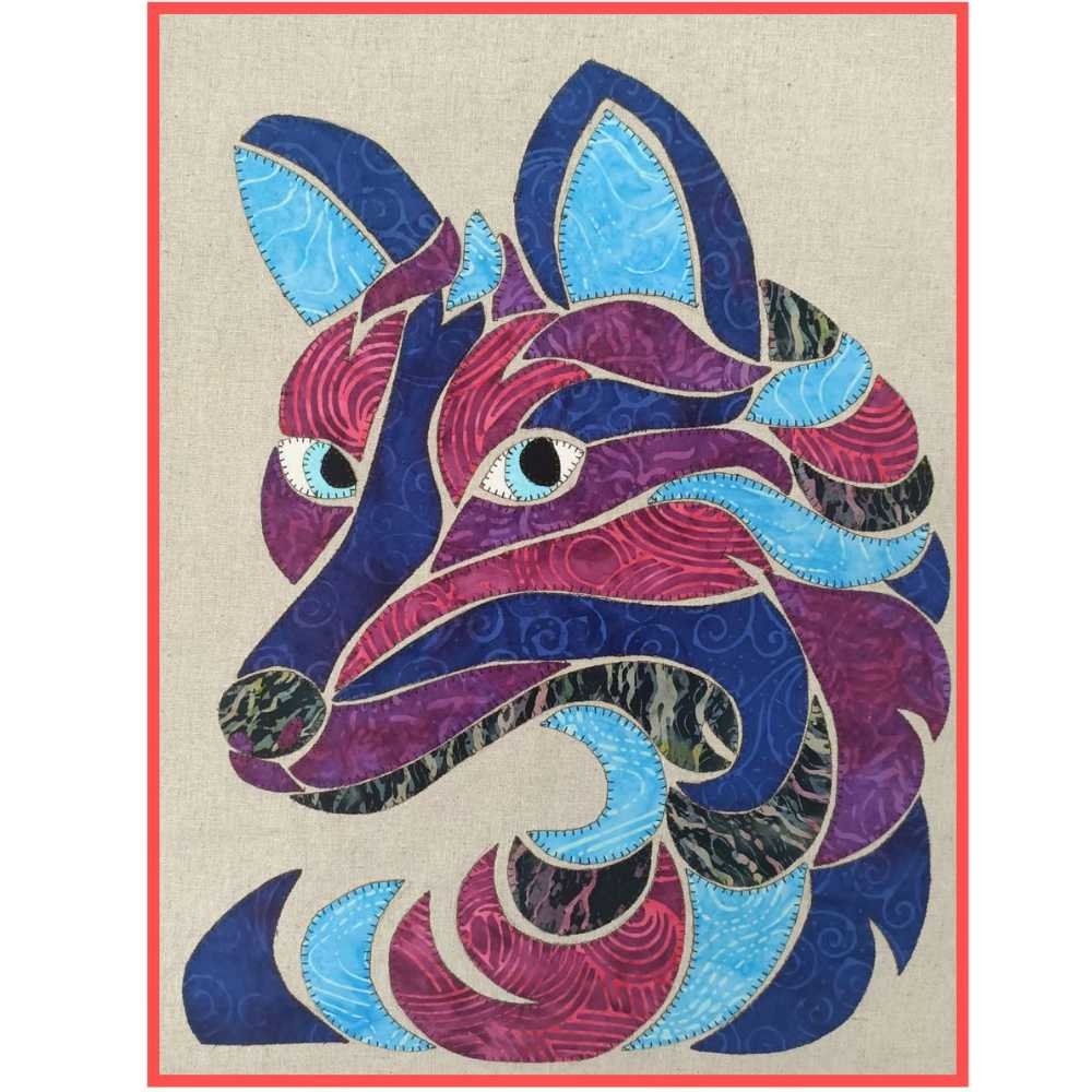 Pattern Poole: Applique Pattern - Wilder the Wolf