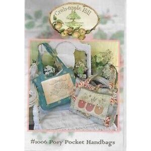 Crab.apple Hill Studio: Stitcheries - Posy Pocket Handbags