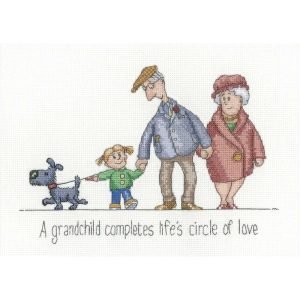 Heritage Crafts: Cross Stitch, Golden Years Collection - Circle of Love