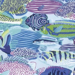 Kaffe Fassett: Snow Leopard, Natural World - pwsl037.lagoo