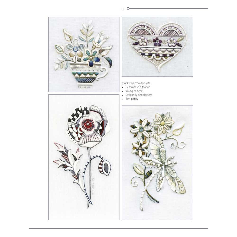 Search Press: Trish Burrs Embroidery Transfers - Image 11