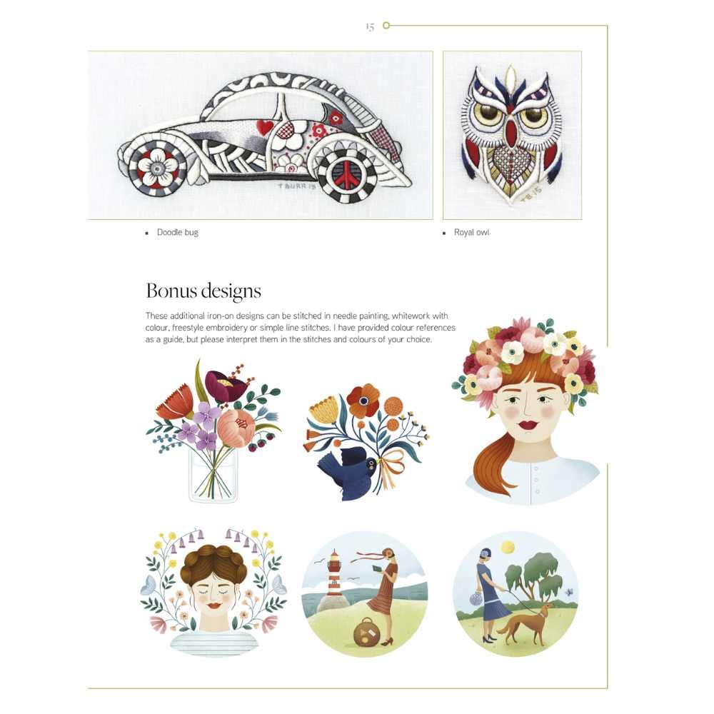 Search Press: Trish Burrs Embroidery Transfers - Image 13