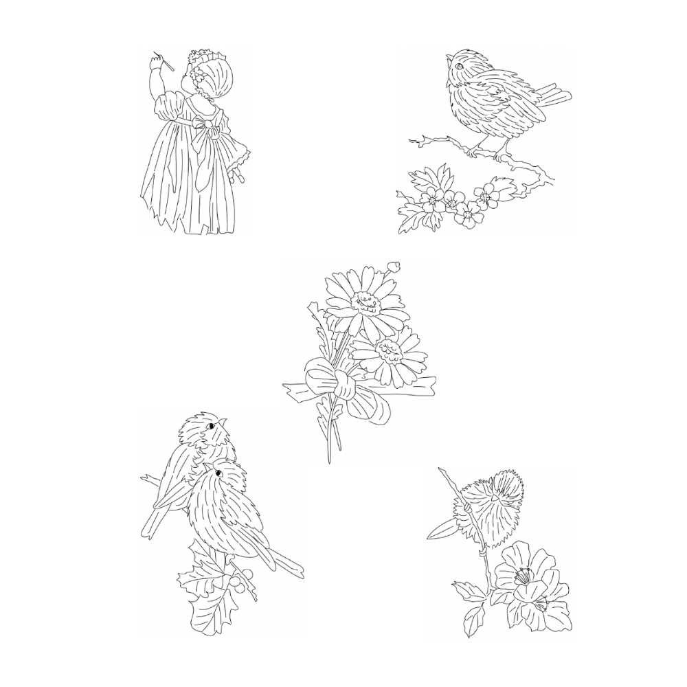 Search Press: Trish Burrs Embroidery Transfers - Image 16