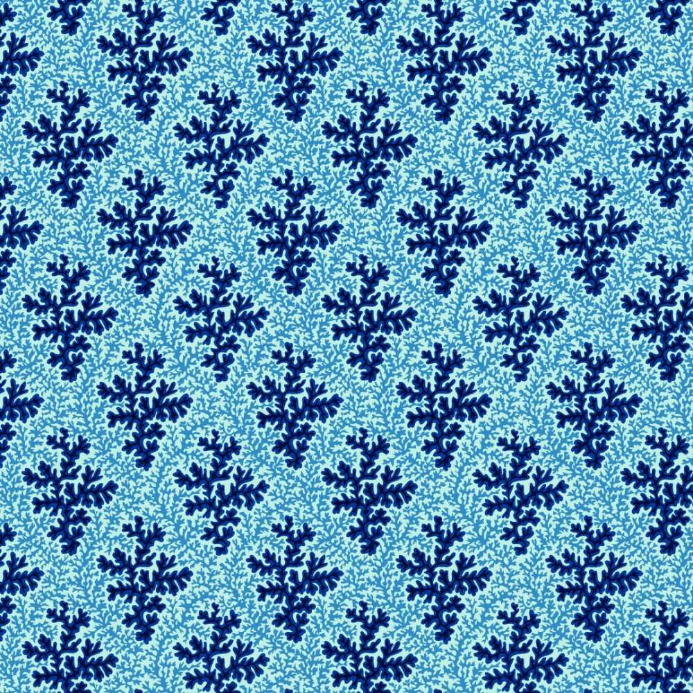 Kaffe Fassett: Treasure Island - Seaweed & Coral, Blue