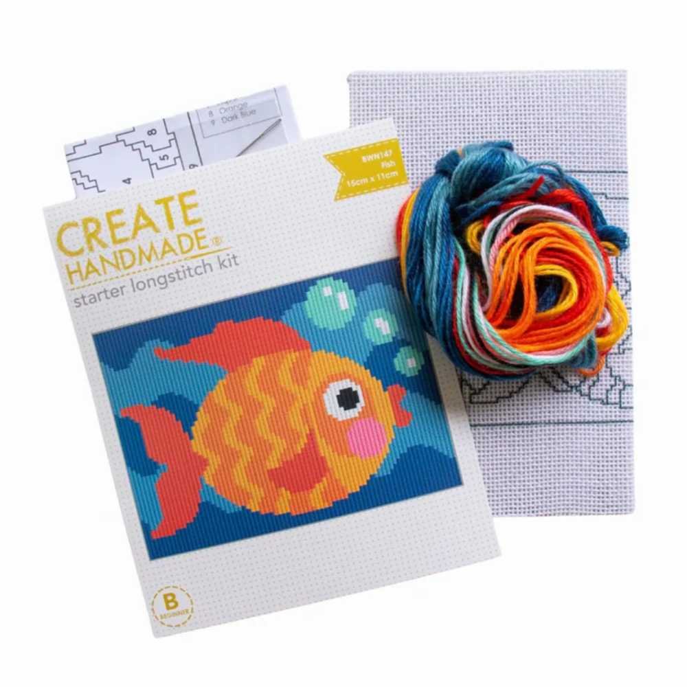 Create Handmade: Long Stitch - Fish - Image 2