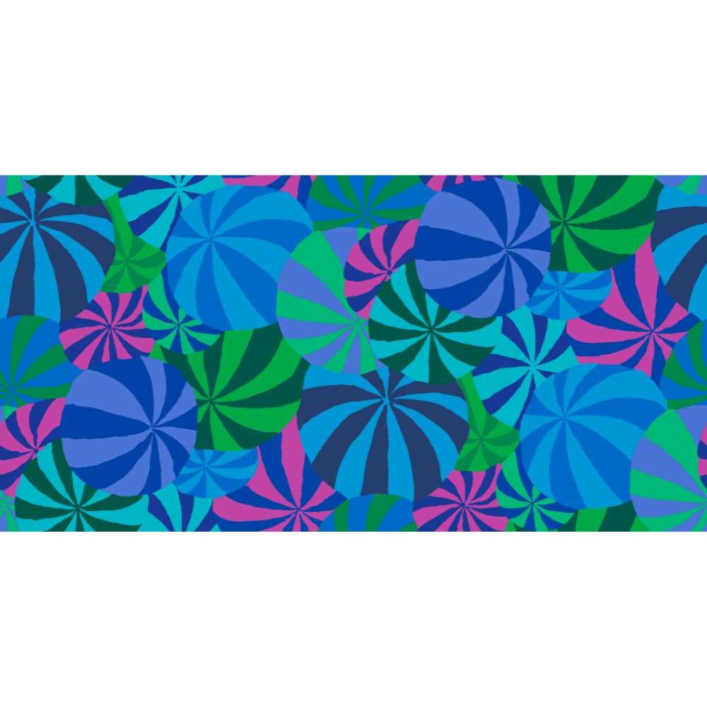 Kaffe Fassett: 85 & Fabulous - Beach Balls, Blue - Image 3