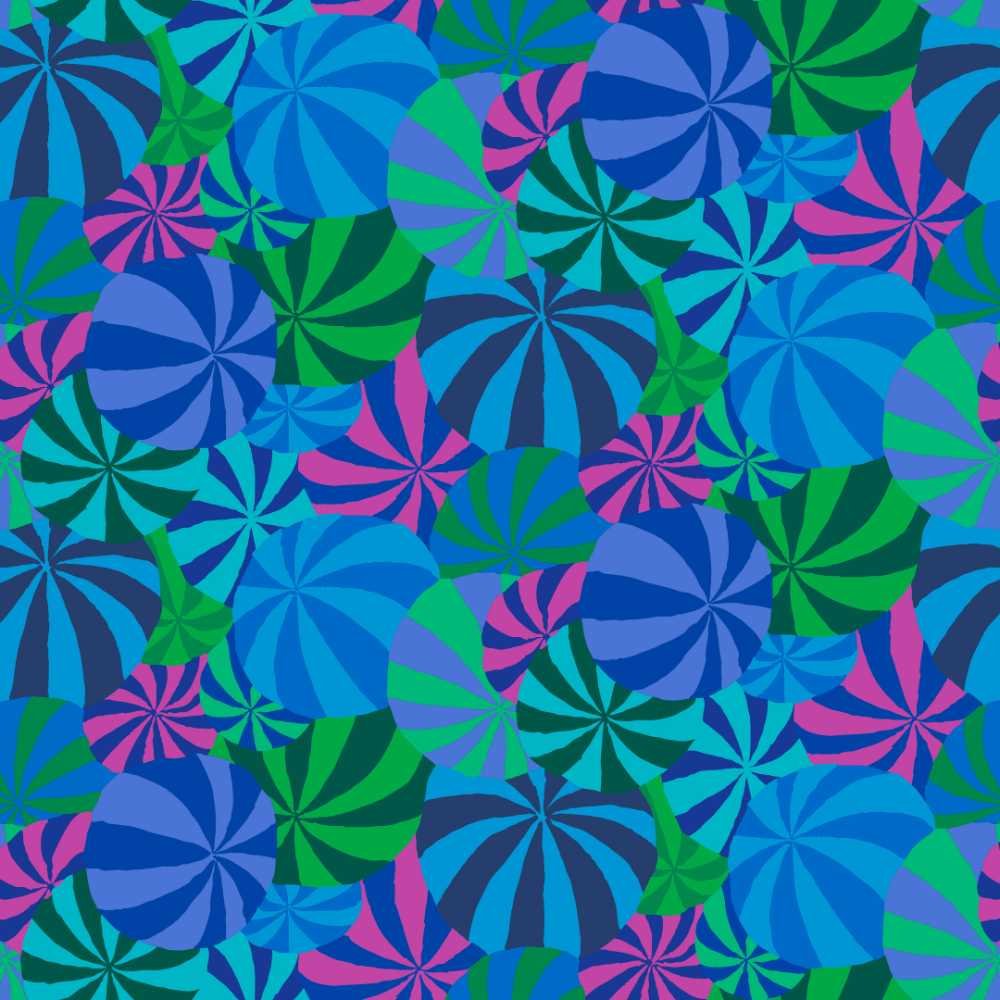 Kaffe Fassett: 85 & Fabulous - Beach Balls, Blue