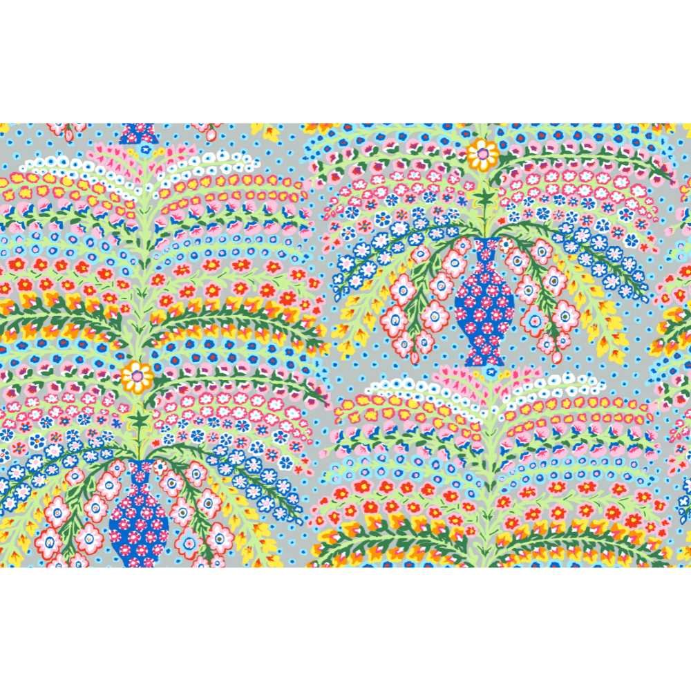 Kaffe Fassett: 85 & Fabulous - Persian Vase, Grey - Image 3