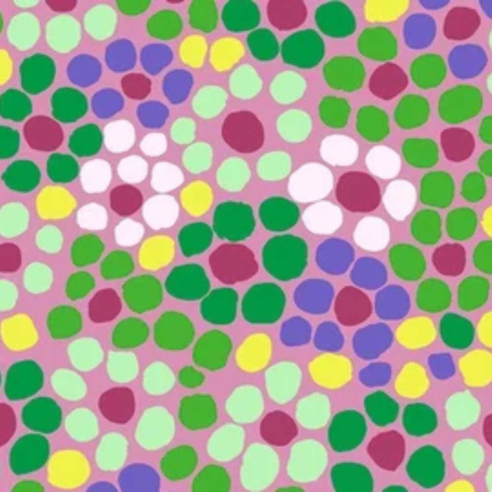 Kaffe Fassett: February 2022 - Flower Dot, Mauve