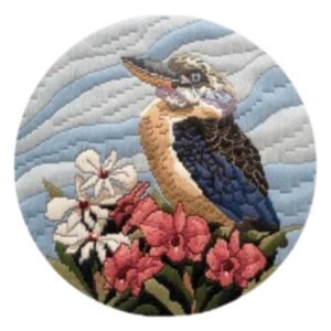 Leuts: Long Stitch - Blue Winged Kookaburra