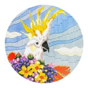 Leuts: Long Stitch - Sulphur Crested Cockatoo
