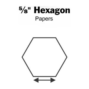 Blueberries Collective: Hexagon ⅝" - Papers