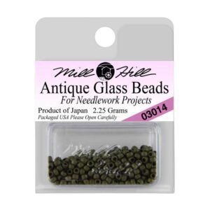 Mill Hill Beads: Antique Seed Beads - 03014 Matte Olive