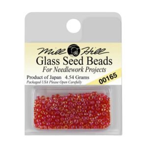 Mill Hill Beads: Glass Seed Beads - 00165 Christmas Red