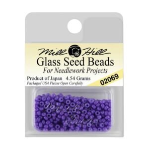 Mill Hill Beads: Glass Seed Beads - 02069 Crayon Purple