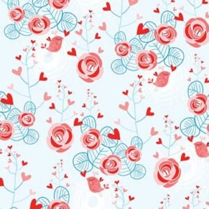 In the Beginning: Alice - Red Rose Bird Bush