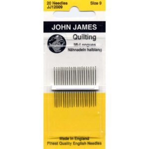 John James: Needles - Quilting Size 9