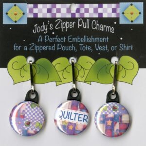 Jody Houghton Designs: Zipper Charm - Quilter (Set of 3)