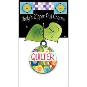 Jody Houghton Designs: Zipper Charm - Floral Quilter