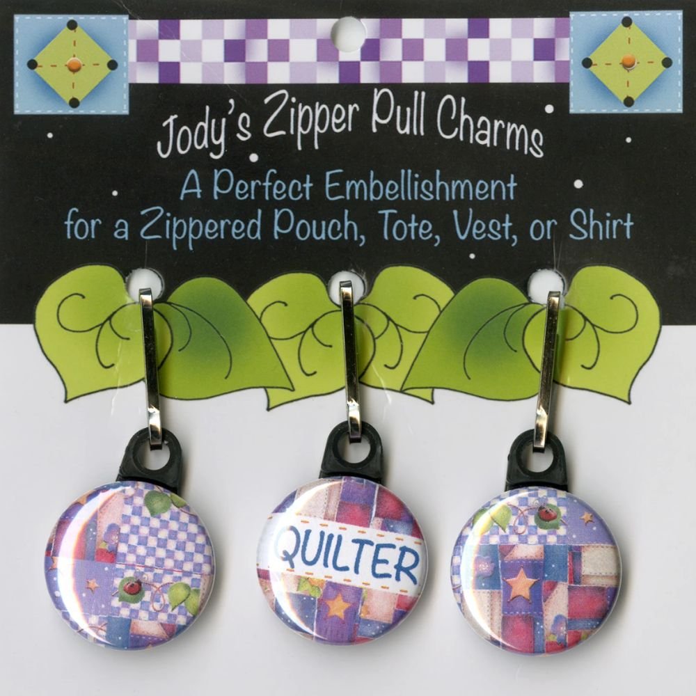 Jody Houghton Designs: Zipper Charm – Quilter (Set of 3)