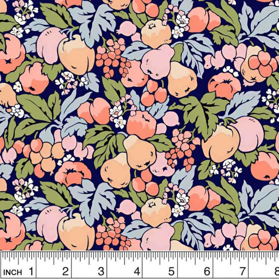 Liberty Fabrics: Tree of Life, Woodlands Pastels - Orchard Harvest - Image 2