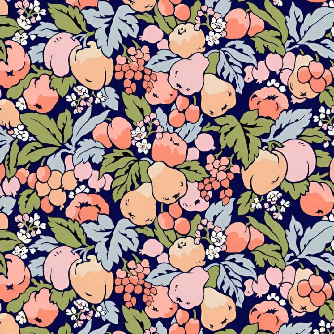 Liberty Fabrics: Tree of Life, Woodlands Pastels - Orchard Harvest