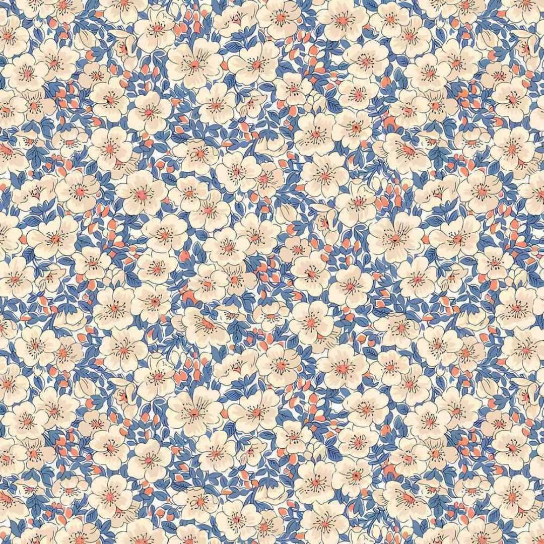 Liberty Fabrics: Tree of Life, Woodlands Pastels - Pastels Dina Blossom