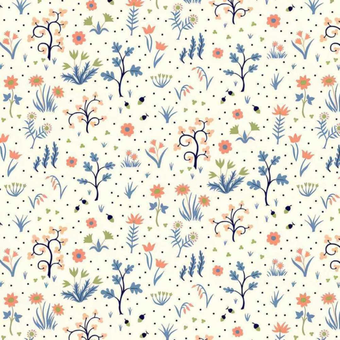 Liberty Fabrics: Tree of Life, Woodlands Pastels - Sapling Wood