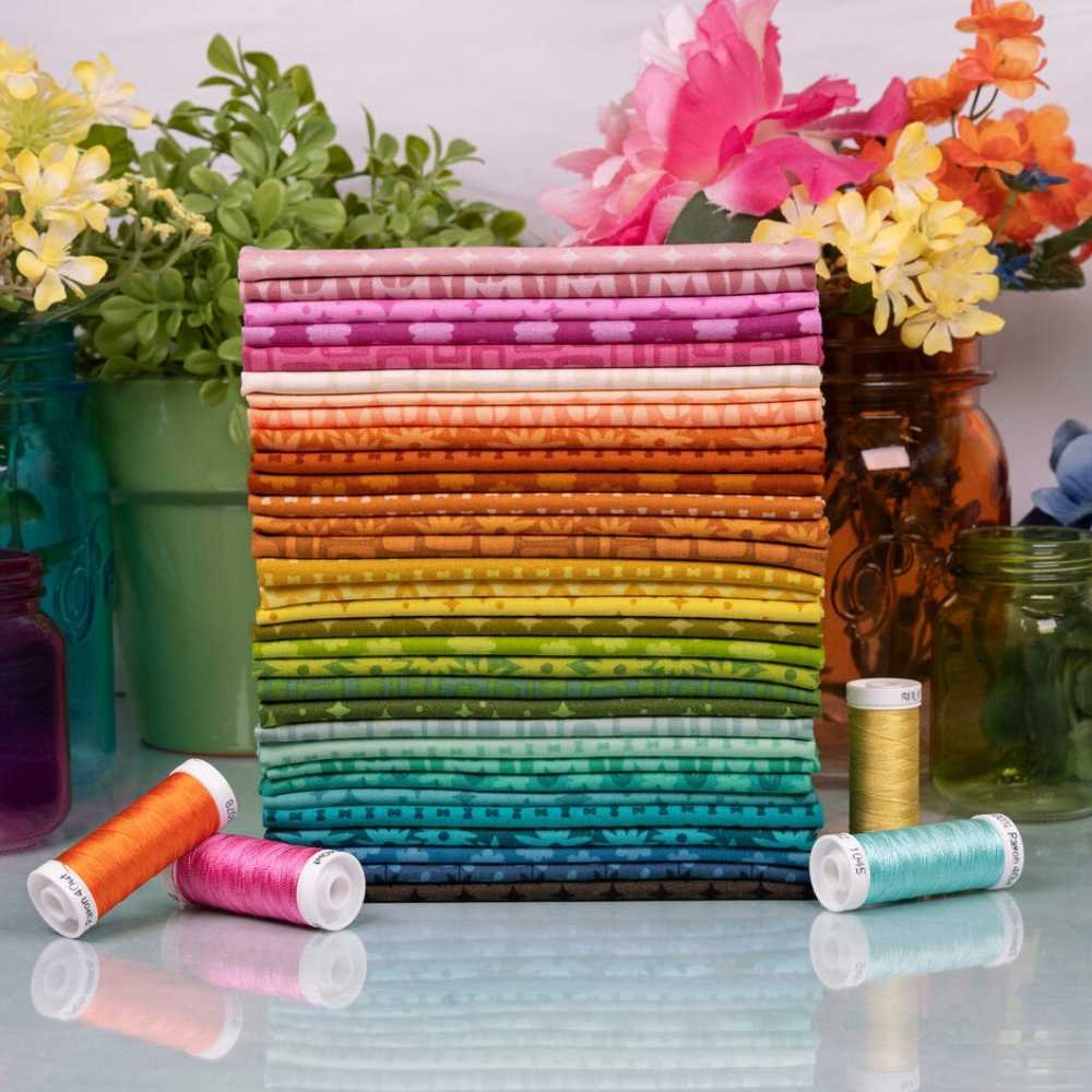 Moda: Elizabeth Hartman, Scenery - Fat Quarter Bundle ~ Range Bundle (21) - Image 2