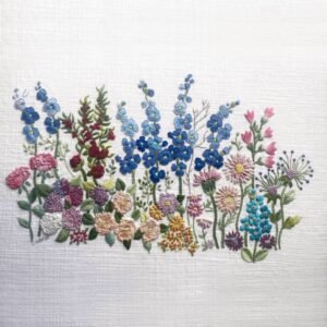 Roseworks Embroidery Design: Country Garden