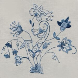 Roseworks Embroidery Design: Delft