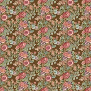Andover Fabrics: Valley Hues - Bev Chintz Chocolate Brown