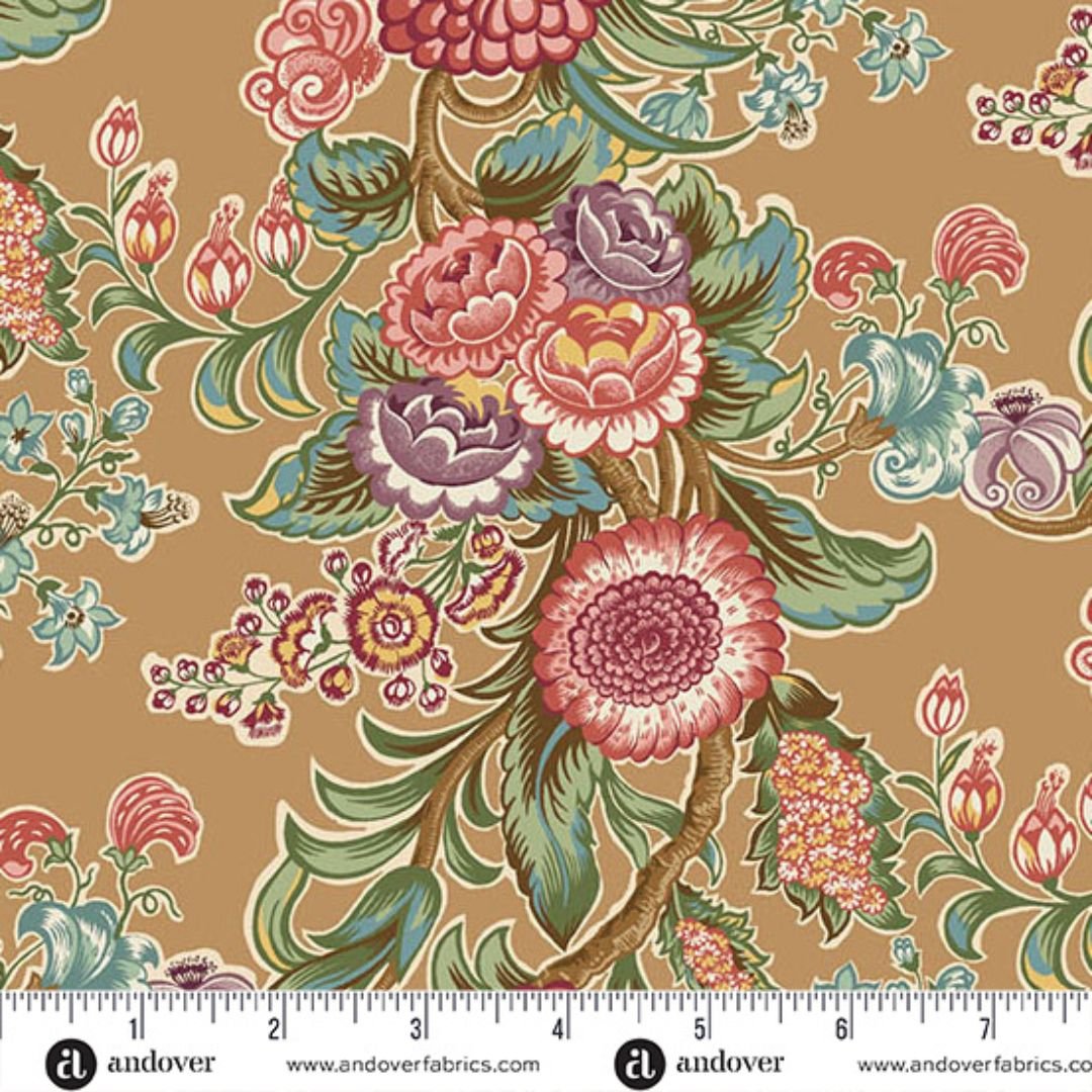 Andover Fabrics: Valley Hues - Bev Chintz Light Tan - Image 2
