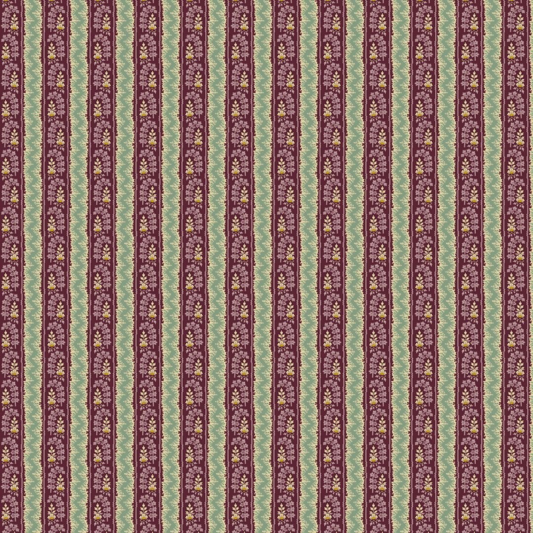 Andover Fabrics: Valley Hues - Dorothy Stripe Eggplant Purple